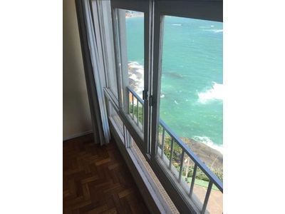 guarapari, alugo apartamento frente para o mar mobiliado, otima localização