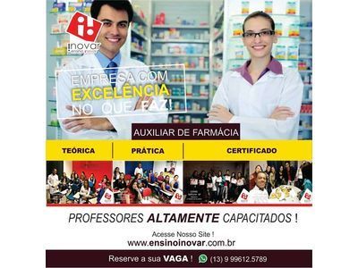 CURSO DE AUXILIAR DE FARMÁCIA