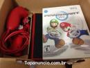 Nintendo Wii Mini Vermelho Semi Novo Acompanha: 1 Controle, Sensor Movimento, Fonte Original, Cabo A