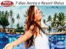 Pacote 7 dias Aereo Resort com cafe da amanha 2 adultos
