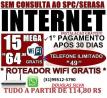 INTERNET ILIMITADA RESIDENCIAL, SEM CONSULTA NO SPC SERASA + CONTEUDO COMO NETFLIX GRÁTIS + INSTALA