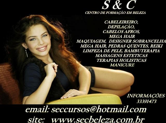 CURSO DE MEGA HAIR, MANICURE, TRANÇAS E QUIMICAS AFROS, ESCOVAS