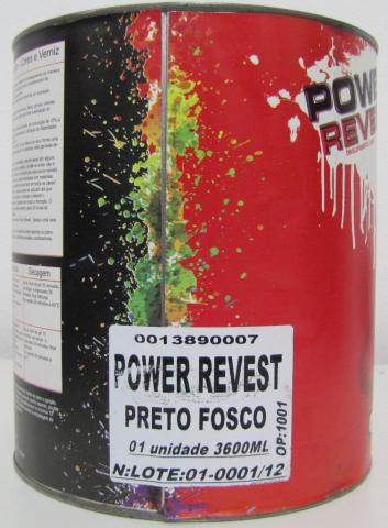 Envelopamento liquido Power Revest preto fosco