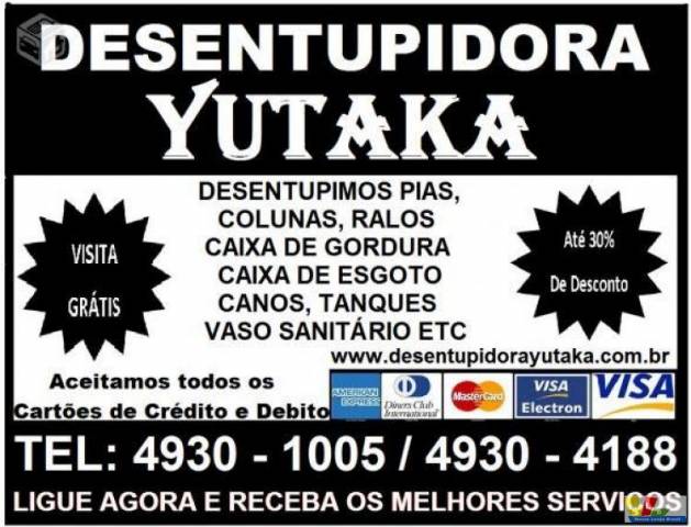 Entupiu Não Quebre. Chame A Desentupidora Yutaka