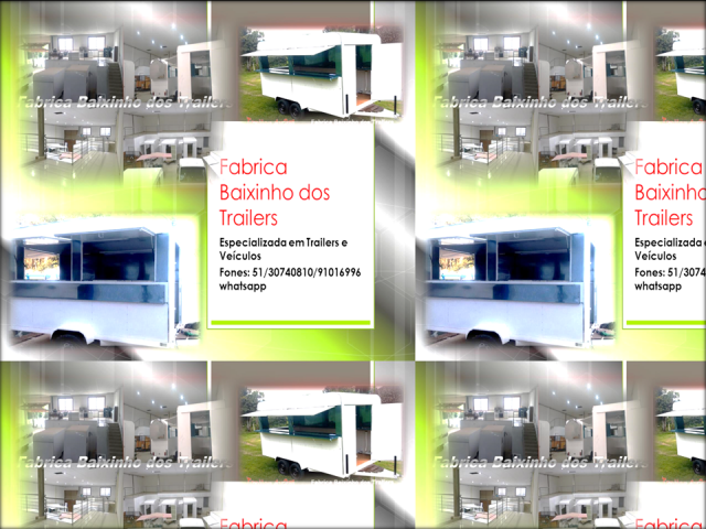 vende-se Trailer lanches de Fabrica