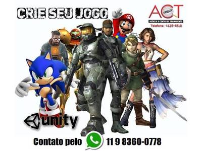 Curso Profissionalizante de informática, AutoCad 2D e 3D, Criação de Games, Web Designer entre ou