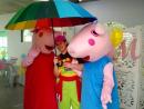 Peppa Pig e George Cover Animação Festas Personagens vivos