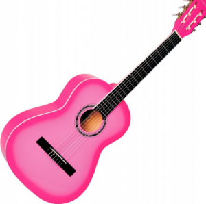 violão rosa nunca foi usado