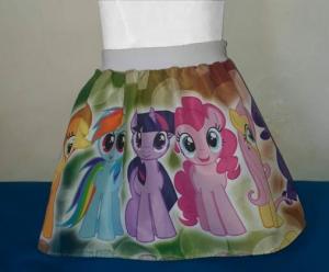 Saia Infantil My Little Pony moda infantil Tam. 01 ao 06.