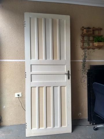 Porta externa 80 x 2, 10 completa - Materiais de construção e jardim