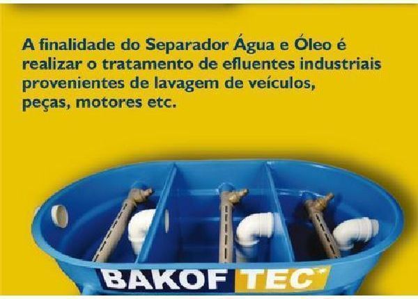 Caixa separadora de Aguá/Óleo Bakof - Materiais de construção e jardim