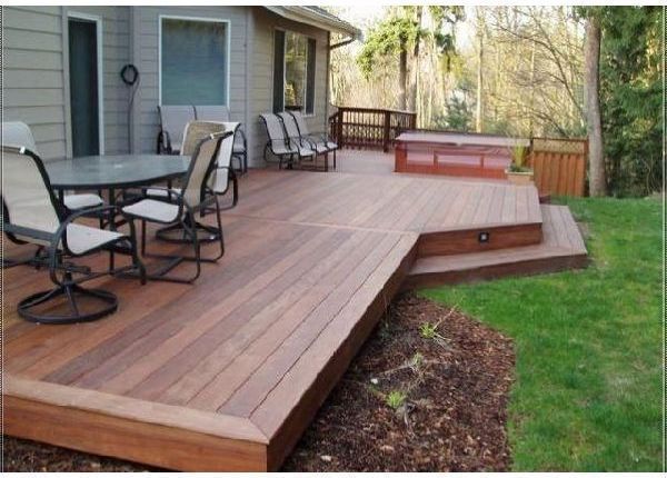 Deck de madeira - Materiais de construção e jardim