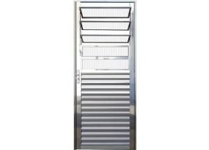Porta De Aluminio Completa Com Fechadura e Batente R$279,99 Nova - Materiais de construção e jardi
