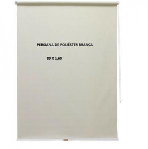Persiana Rolo painel poliéster branca Nova - Objetos de decoração
