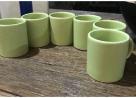 Canecas de café da cor verde-claro - Novo