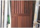 Porta de madeira jatobá com forra - Materiais de construção e jardim