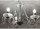 Lustre com cristais legítimos para 3 lâmpadas - Objetos de decoração