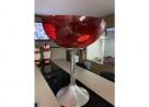 Taça gigante de acrílico de chão cristal para bebidas - Usado