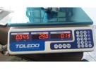 Balança comercial Toledo digital 40 kilos bi volt bateria recarrega 279, 00 - Materiais de constru�