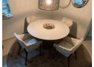 Mesa de jantar com 4 lindas poltronas (tamanho 1,40 - Mesas e cadeiras