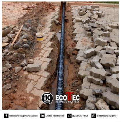 Montagem de tubulação de CPVC, EAD, PPR