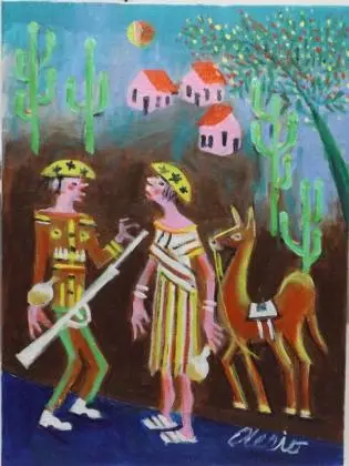 AECIO TEMA LAMPIÃO E MARIA BONITA MEDIDA 40X30