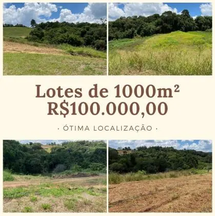 Terreno de 1.000m2 no interior de São Paulo