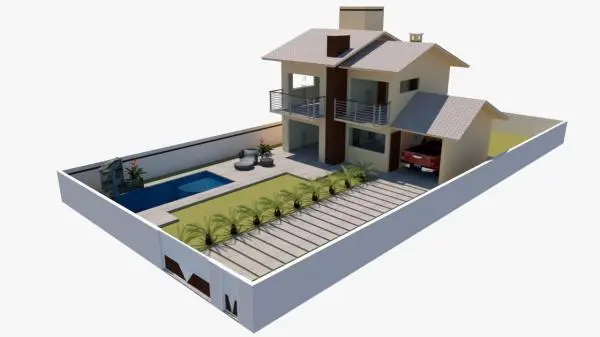 Casa 3 dormitórios 2 suítes - Praia da Gamboa - Garopaba/SC