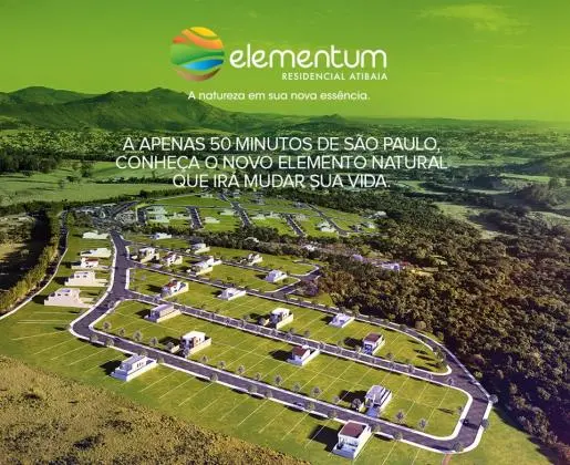 Loteamento Elementum Atibaia. Terrenos a partir de 360m2