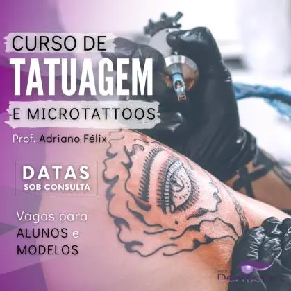 Curso de Tatuagem Artística e Microtatuagem