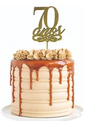 Bolo de Aniversário 70 Anos - Essence-Candy