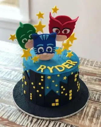Bolo de Pasta Americana Cidade Pijamasks - Essence Candy 2
