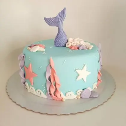 Bolo de Pasta Americana Sereia - Essence Candy