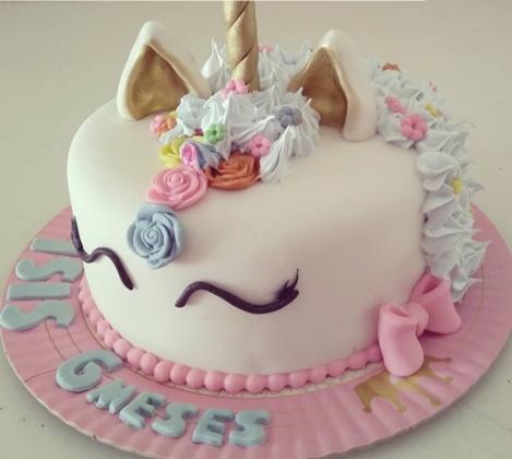 Bolo de Unicórnio em Pasta Americana - Essence_Candy