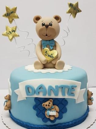 Bolo do Urso Aniversário de Menino - Essence_Candy