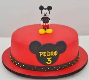 Bolo Mickey em Pasta Americana - Essence_Candy