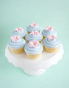 Cupcake de Baunilha com Decoração em Pasta Americana