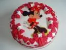Bolo da Minnie com Papel Arroz e Pasta Americana