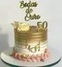 Bolo de Bodas de Ouro 50 Anos - Essence_Candy