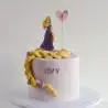 Bolo de Pasta Americana Branco Rapunzel - Essence Candy 1