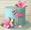 Bolo Flamingo em Pasta Americana - Essence_Candy
