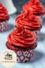 Cupcake Red Velvet com Cobertura de Chantilly Vermelho - Essence Candy