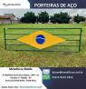 porteiras bandeira do brasil metalforce
