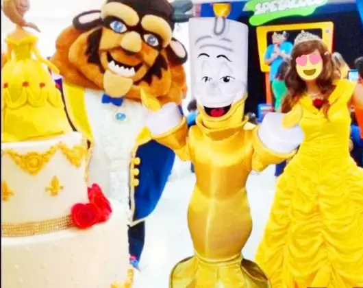 Bela e A Fera Cover Personagens Vivos Turma Festas Infantil
