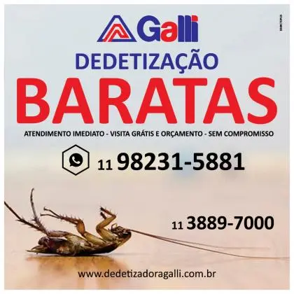Controle de Baratas - M`Boi Mirim