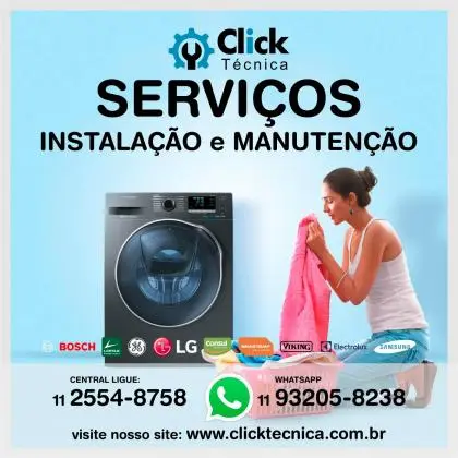 Instalação e manutenção para lava e seca em São Paulo