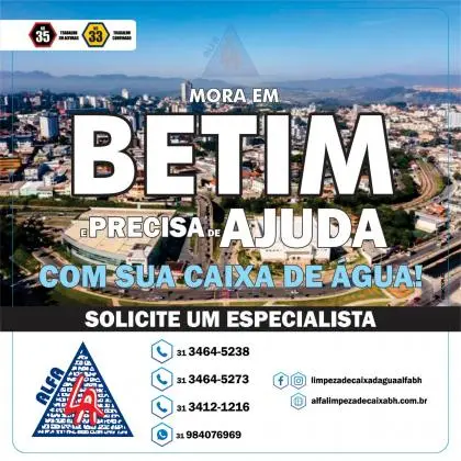 Limpeza de Caixa d´agua - Betim/MG