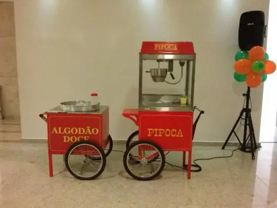 Aluguel Carrinho de Pipoca e Algodão doce