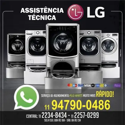 Manutenção Lava e seca e Secadora LG, Jd. Prudência - SP