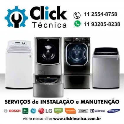 Máquina de lavar roupas assistência na região de São Paulo